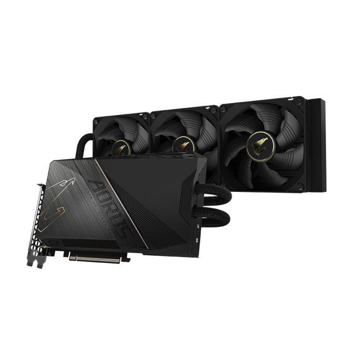 Відеокарта GIGABYTE AORUS GeForce RTX 4090 XTREME WATERFORCE 24G (GV-N4090AORUSX W-24GD)