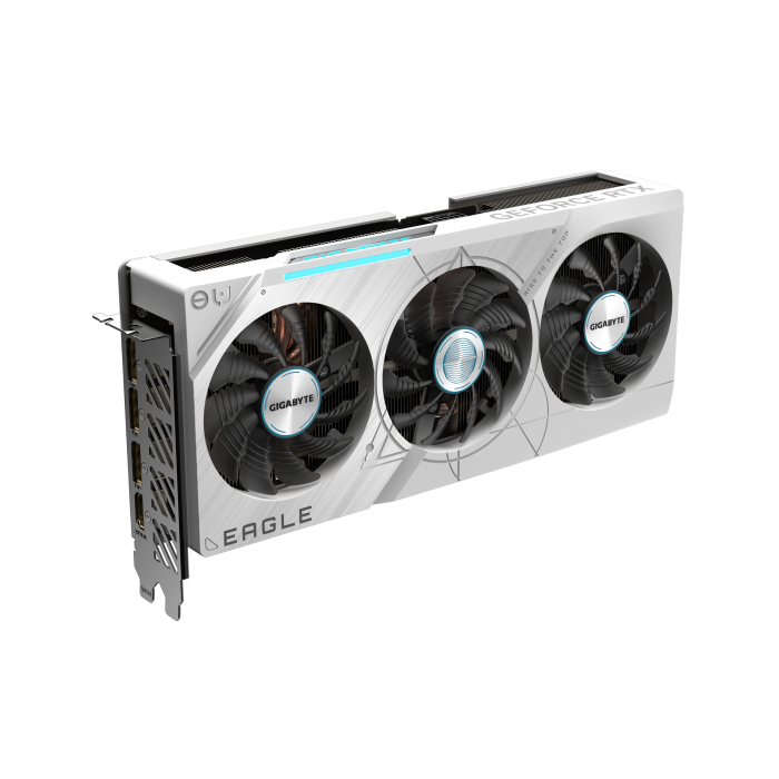 Відеокарта GIGABYTE GeForce RTX 4070 SUPER EAGLE OC ICE 12G (GV-N407SEAGLEOC ICE-12GD)