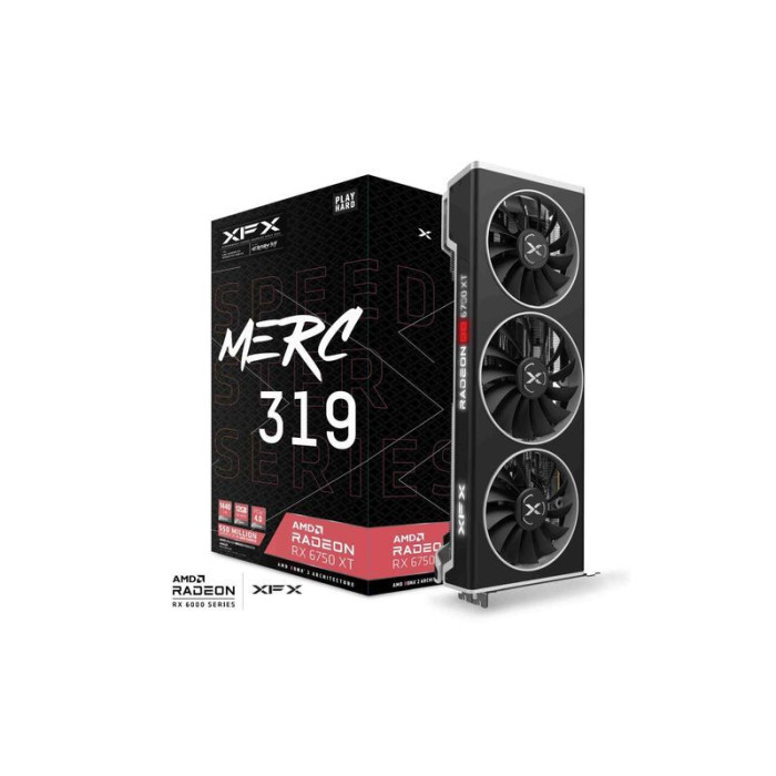 Відеокарта XFX Radeon RX 6750 XT Speedster MERC 319 (RX-675XYTBDP)