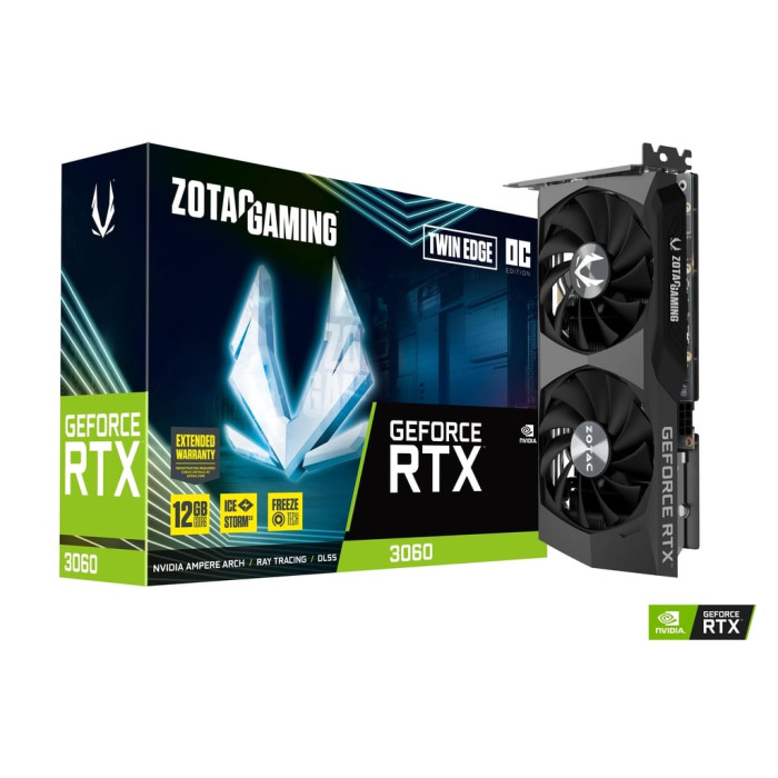 Відеокарта Zotac GAMING GeForce RTX 3060 Twin Edge OC (ZT-A30600H-10M)