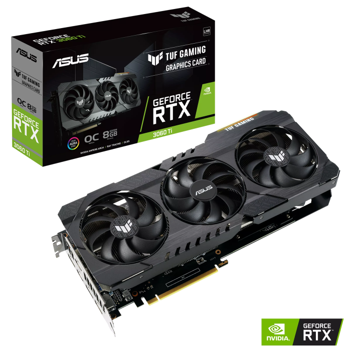 Відеокарта ASUS TUF-RTX3060TI-O8G-V2-GAMING