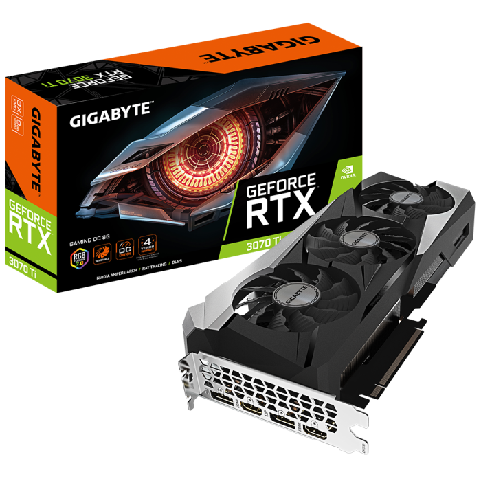 Відеокарта GIGABYTE GeForce RTX 3070 Ti GAMING OC 8G (GV-N307TGAMING OC-8GD)