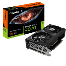 Відеокарта GIGABYTE GeForce RTX 4070 WINDFORCE 2X OC 12G (GV-N4070WF2OC-12GD)