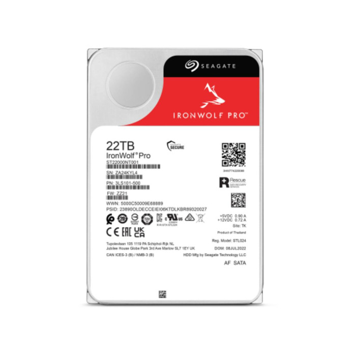 Жорсткий диск Seagate IronWolf Pro 22 TB (ST22000NT001)