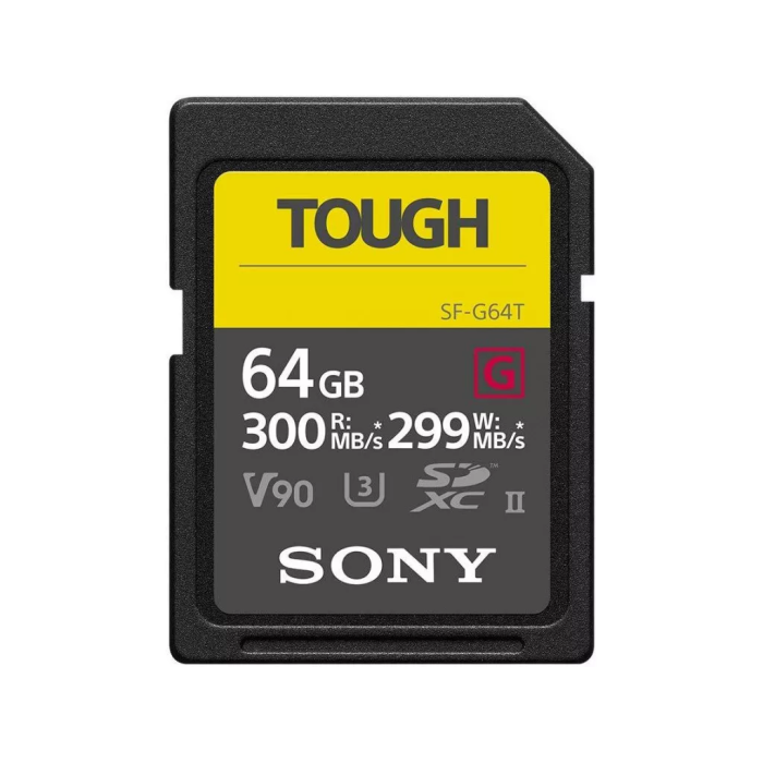 Карта памяти Sony 64 GB SDXC UHS-II U3 V90 TOUGH SF64TG