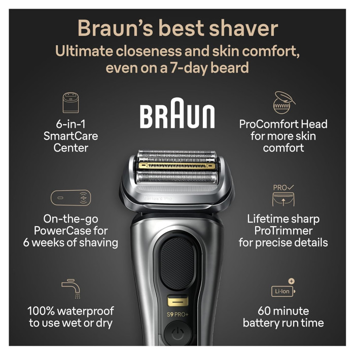 Електробритва чоловіча Braun Series 9 Pro+ 9599cc