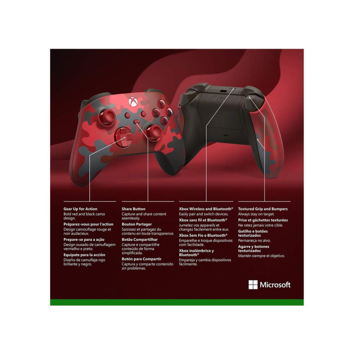 Геймпад Microsoft Xbox Series X | S Wireless Controller Daystrike Camo (QUA-00017, QAU-00017, QAU-00016)