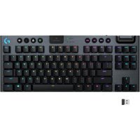 Logitech G915 TKL Tenkeyless LIGHTSPEED Wireless RGB Mechanical Gaming Keyboard (Carbon English Tactile : 920-009495)