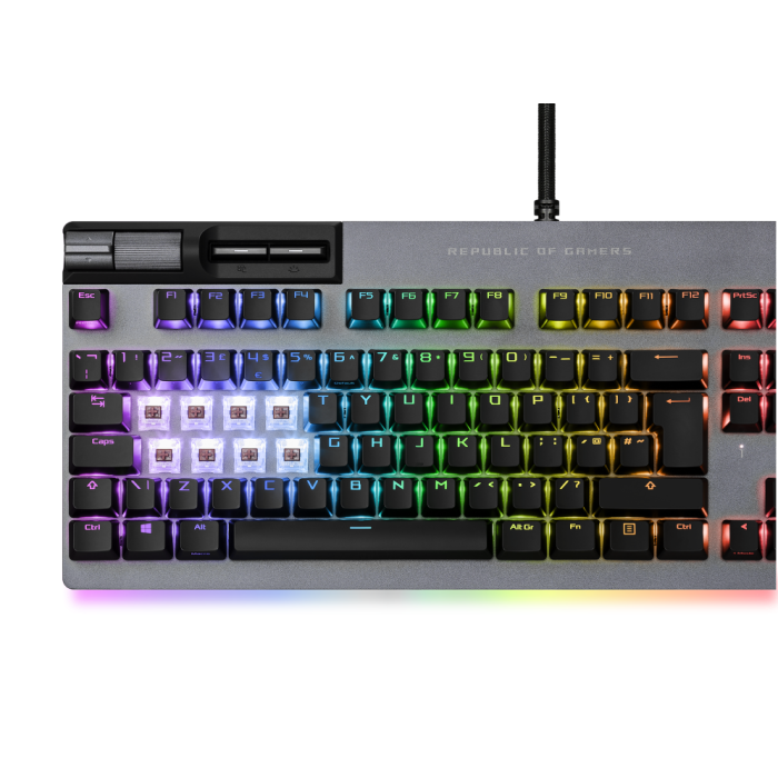 Клавіатура ASUS ROG Strix Flare II Animate NX Red EN (90MP02E6-BKUA01)