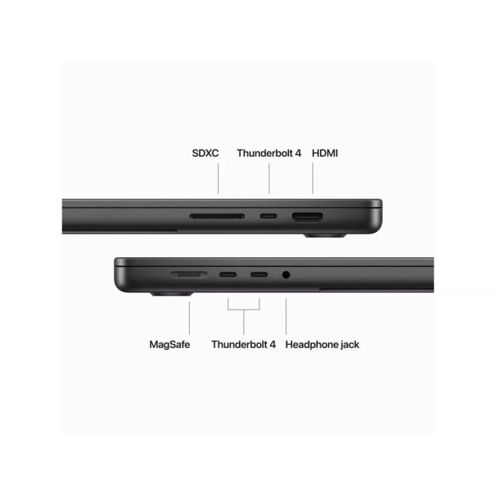 Apple MacBook Pro 16" Space Black Late 2023 (Z1AF001A3)