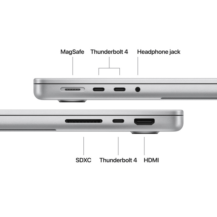 Ноутбук Apple MacBook Pro 14'' Late 2025 Silver (MDE44) Как Новое, Идеальное Состояние
