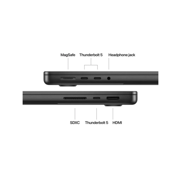 Ноутбук Apple MacBook Pro 14'' Late 2024 Space Black (Z1FE000NE)