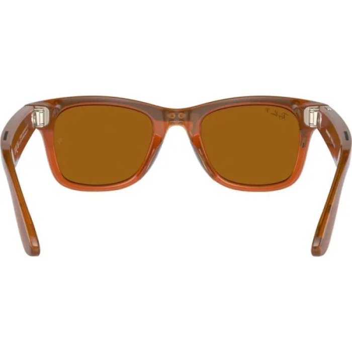 Смарт-окуляри Ray-Ban Meta Wayfarer Shiny Caramel Frame Brown Lenses (RW4006 670683 50-22)