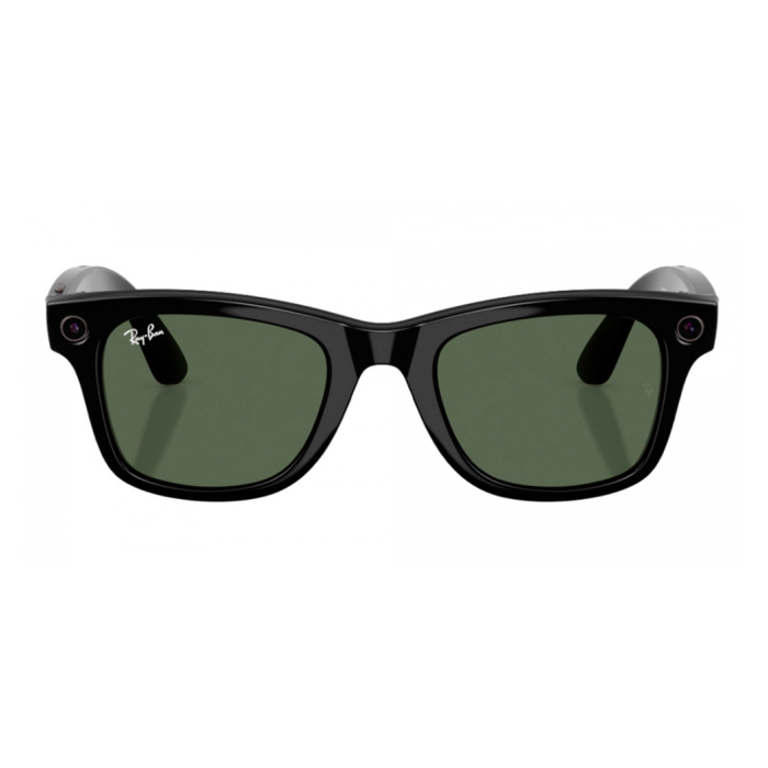 Смарт-окуляри Ray-Ban Meta Wayfarer Gen 2 Standard Shiny Black Frame / G-15 Green Lenses (RW4012 601/71 50-22)