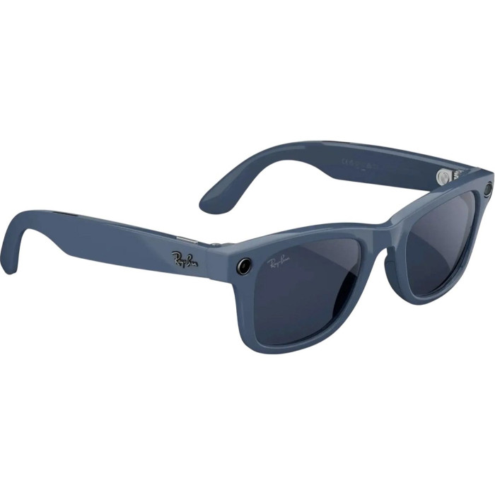Смарт-окуляри Ray-Ban Meta Wayfarer Gen 2 Shiny Cosmic Blue/Clear Sapphire (RW4012 6628/MF 50-23)