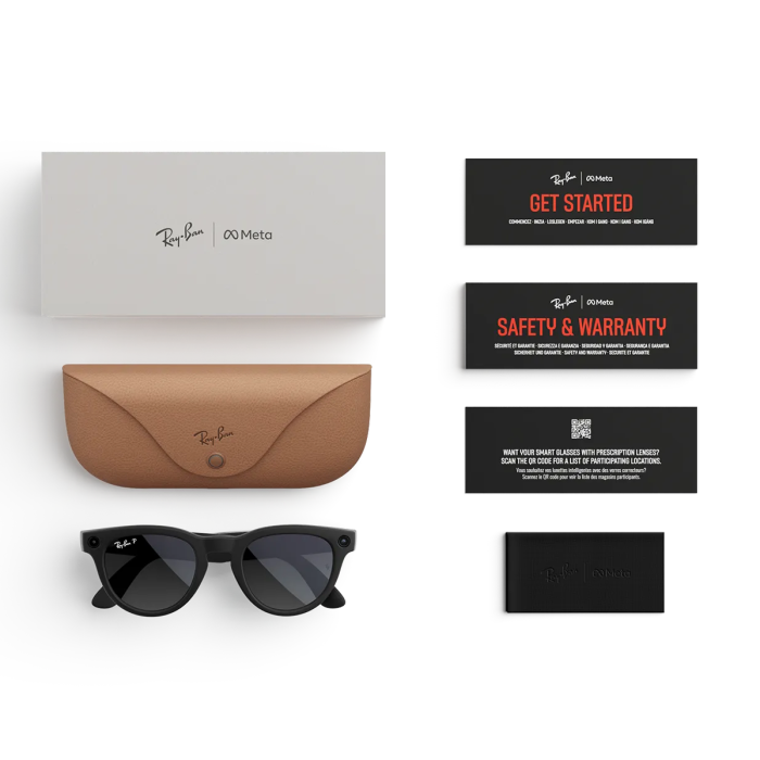 Смарт-окуляри Ray-Ban Meta Headliner Gen 2 Standard Matte Black Frame / Gradient Graphite Lenses (RW4013 601ST3 50-23)