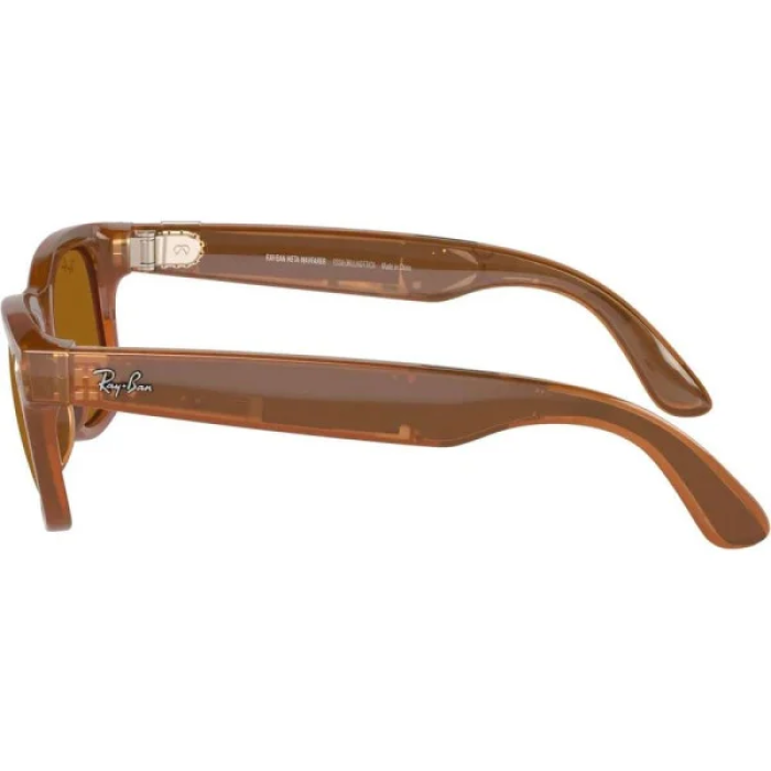 Смарт-окуляри Ray-Ban Meta Wayfarer Shiny Caramel Frame Brown Lenses (RW4006 670683 50-22)