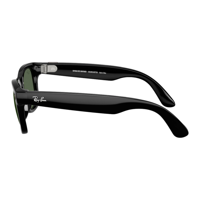Смарт-очки Ray-Ban Meta Wayfarer Gen 2 Standard Shiny Black Frame / G-15 Green Lenses (RW4012 601/71 50-22)