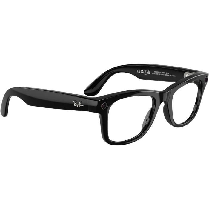 Смарт-очки Ray-Ban Meta Wayfarer Gen 2 Stand.Shiny B. Frame/Clear to Graphite Green Transit.Lens (RW4012 601/1M 50-22)