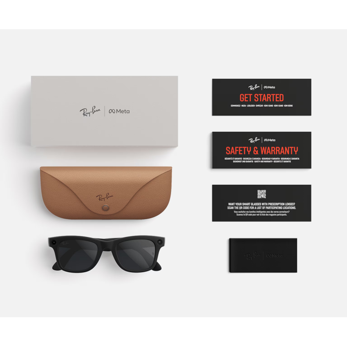 Смарт-очки Ray-Ban Meta Wayfarer Gen 2 Large Matte Black Frame/Clear to Grey Transitions Lenses (RW4012 601S1Z 53-22)