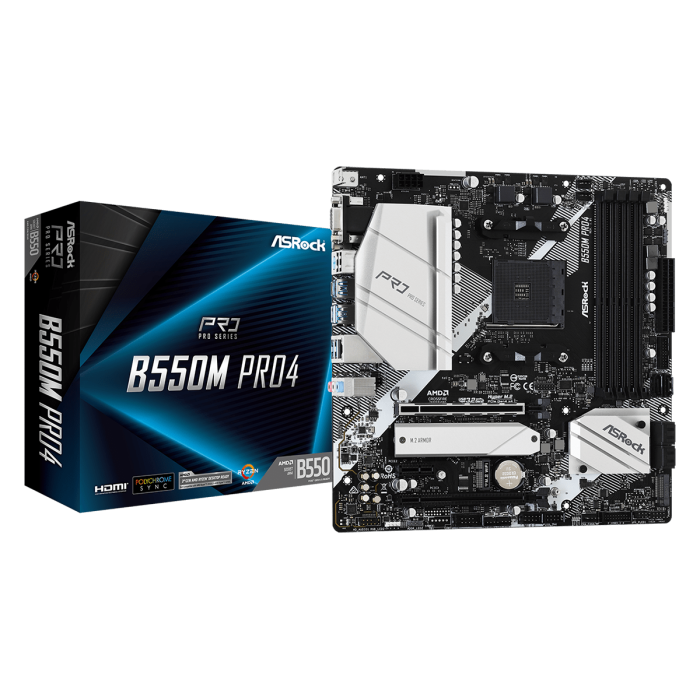 Материнська плата ASRock B550M Pro4