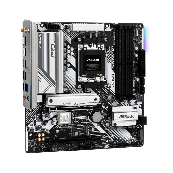Материнська плата ASRock B650M Pro RS WiFi
