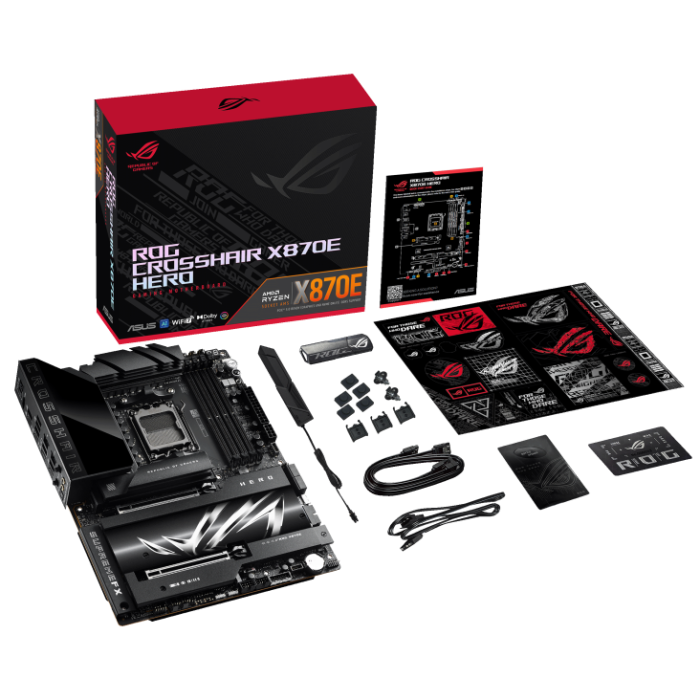 Материнська плата ASUS ROG CROSSHAIR X870E HERO