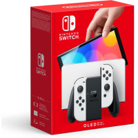 Портативна ігрова приставка Nintendo Switch OLED with White Joy-Con (045496453435)