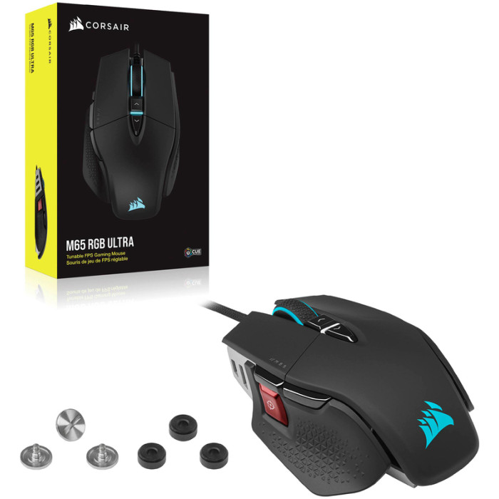 Миша Corsair M65 RGB ULTRA Tunable FPS Gaming Mouse (CH-9309411-EU)