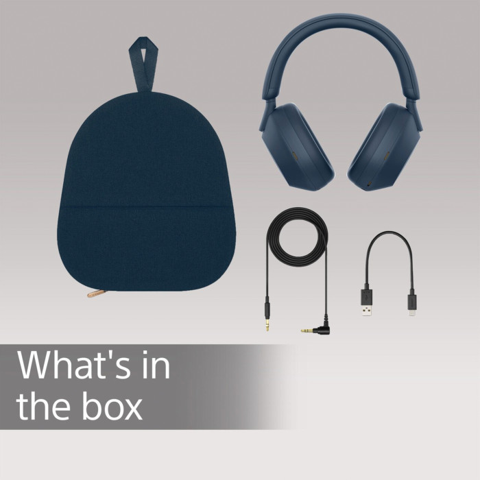 Навушники з мікрофоном Sony WH-1000XM5 Midnight Blue (WH1000XM5L.CE7) пошкоджена зовнішня коробка