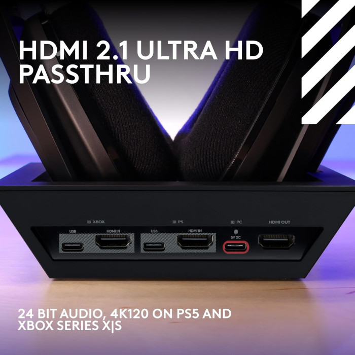 Навушники Logitech G Astro A50 X Omni-Platform Wireless Gaming Headset + Base Station for PS5, Xbox, PC (939-002126)