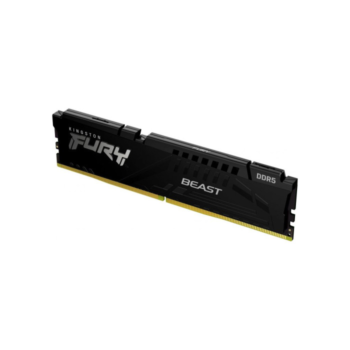 Пам'ять для настільних комп'ютерів Kingston FURY 16 GB DDR5 5200 MHz Beast Black (KF552C40BB-16)
