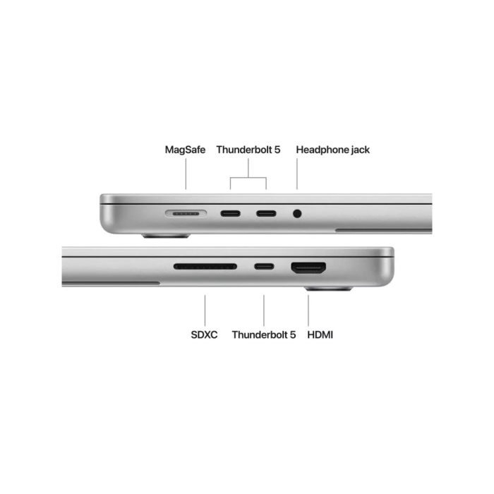 Ноутбук Apple MacBook Pro 16" 2026 M5 Pro/18CPU/20GPU/64GB/4TB Silver (Z1MV0002V)
