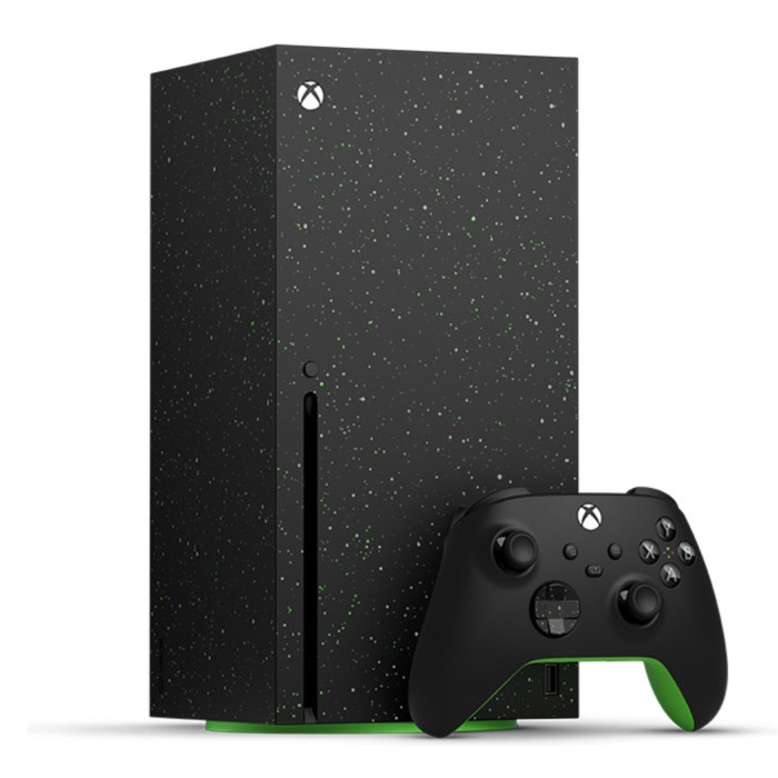 Стаціонарна ігрова приставка Microsoft Xbox Series X 2 TB Galaxy Black (Уцінка - Потерта транспортувальна коробка)