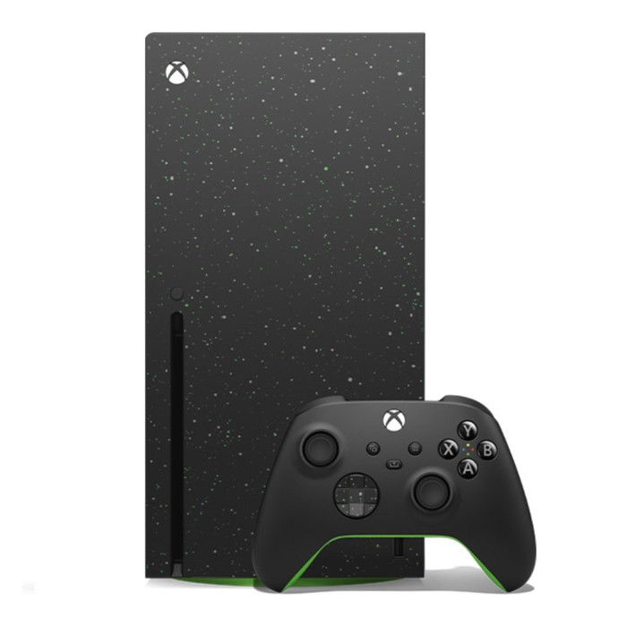 Стаціонарна ігрова приставка Microsoft Xbox Series X 2 TB Galaxy Black (Уцінка - Потерта транспортувальна коробка)