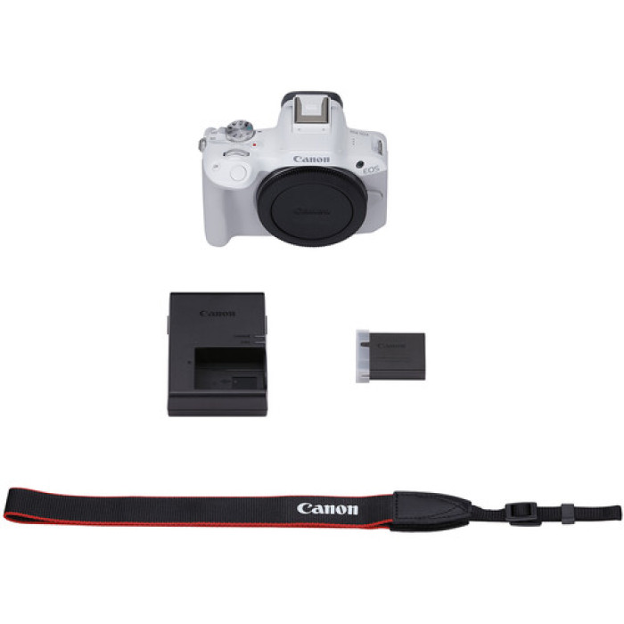 Бездзеркальний фотоапарат Canon EOS R50 body White (5812C002)