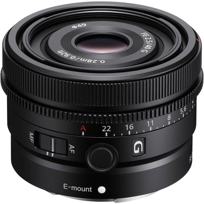 Стандартний об'єктив Sony SEL40F25G 40mm f/2,5 G