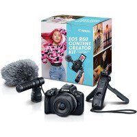 Бездзеркальний фотоапарат Canon EOS R50 + RF-S 18-45 IS STM Content Creator Kit (5811C059)