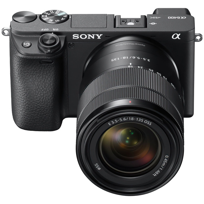 бездзеркальний фотоапарат Sony Alpha A6400 kit (18-135mm) Black (ILCE6400MB.CEC)