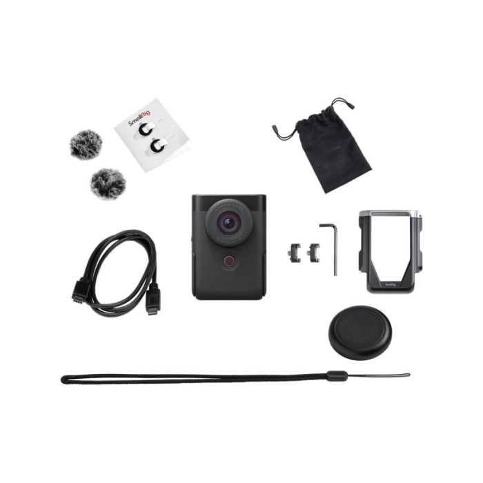 Ультра-компактний фотоапарат Canon PowerShot V10 Advanced Vlogging kit Black (5946C005)