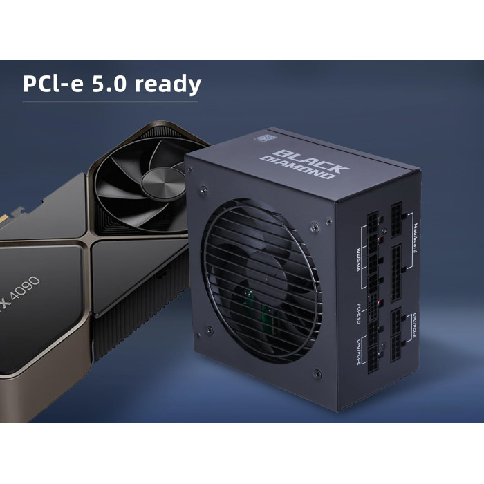Блок живлення SAMA Black Diamond 1000W (1000W, 80plus GOLD)