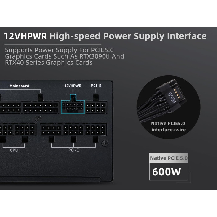 Блок живлення SAMA Black Diamond 1000W (1000W, 80plus GOLD)
