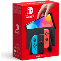 Портативна ігрова приставка Nintendo Switch OLED with Neon Blue and Neon Red Joy-Con (045496453442)