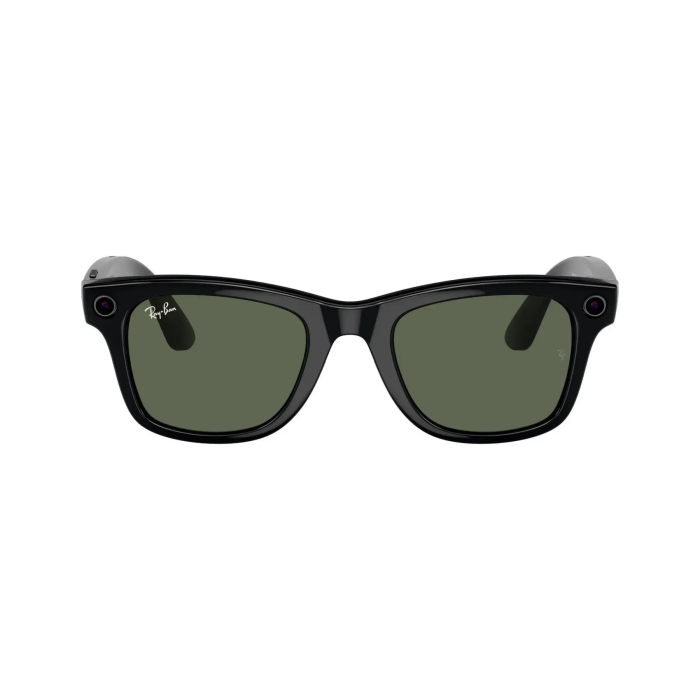 Смарт-окуляри Ray-Ban Meta Wayfarer Large Matte Black/Clear to Graphite Green Transitions (RW4008 601S1M 53-22)