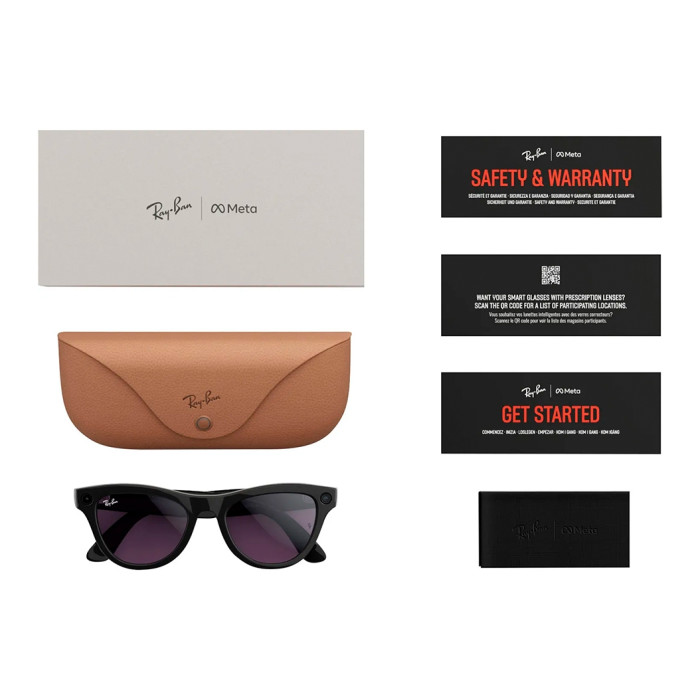 Смарт-окуляри Ray-Ban Meta Skyler Shiny Black/Amethyst Transitions (RW4010 601/CH 52-20)