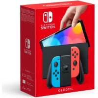 Портативна ігрова приставка Nintendo Switch OLED with Neon Blue and Neon Red Joy-Con (045496453442)