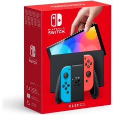 Портативна ігрова приставка Nintendo Switch OLED with Neon Blue and Neon Red Joy-Con (045496453442)
