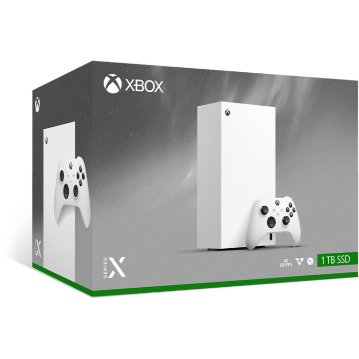Стаціонарна ігрова приставка Microsoft Xbox Series X 1 TB All-Digital Robot White (196388363803)
