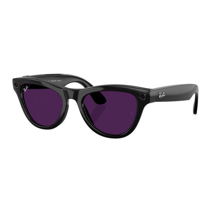 Смарт-окуляры Ray-Ban Meta Skyler Shiny Black/Amethyst Transitions (RW4010 601/CH 52-20)