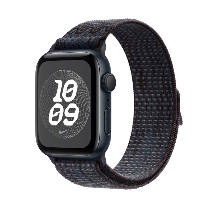 ремінець 46mm Black/Blue Nike Sport Loop (MYJD3)